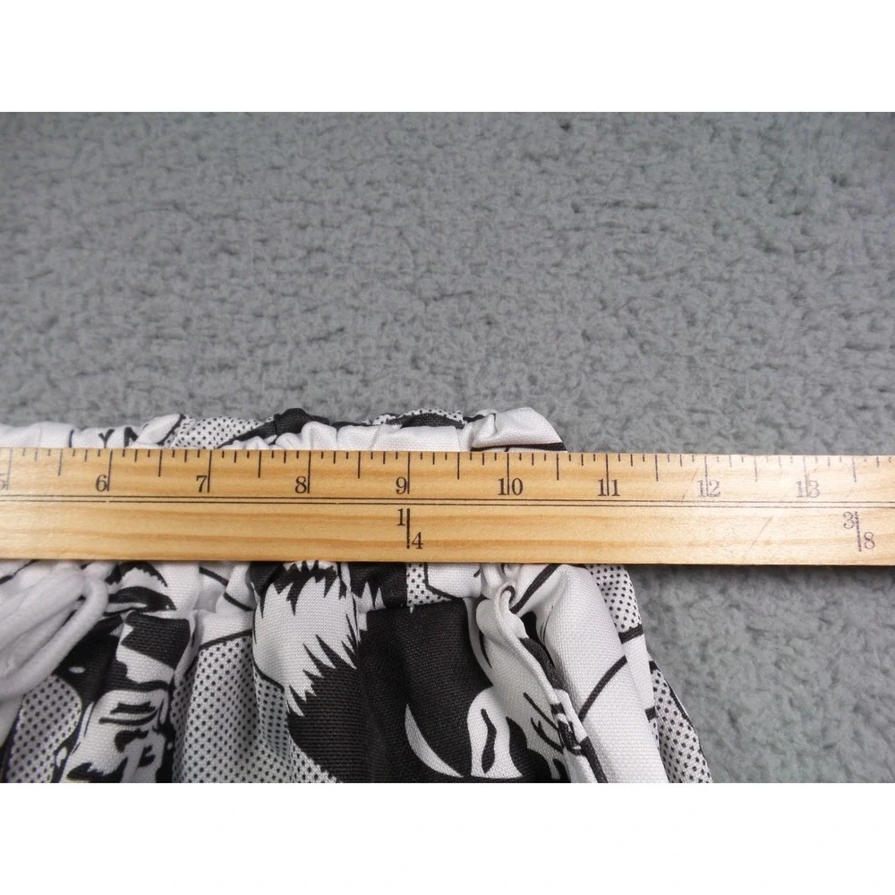 Trasher Magazine Pants Youth XXL 21x26‎ White Elastic Waist All Over Print